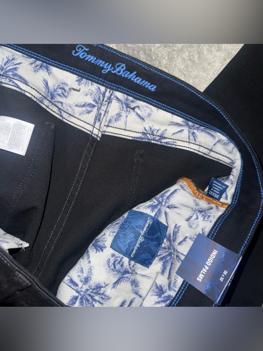 TOMMY BAHAMA INDIGO PALMS® BLACK JEANS IN BLACK WASH - Picture 4 of 6